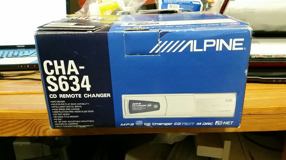 Brand new ALPINE CD REMOTE CHANGER FOR CAR OR TRUCK CHA-S634 STILL IN THE BOX