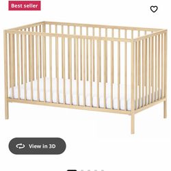 IKEA sniglar crib and Babyletto crib mattress