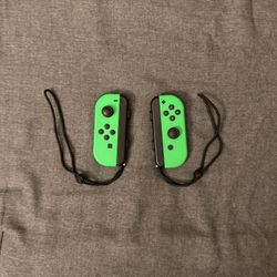 Nintendo Switch Joy-Cons – Green (L & R Set) – Great Condition, No Box
