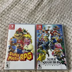 Super Mario RPG and Smash Ultimate 