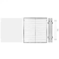 15.5" Wx21 Dx3.5 H Pull Out Cabinet Organizer, Heavy Duty Slide Out Pantry Shelves, Chrome-Plated Steel Roll Out Drawers, Storage for Home Under Sink,