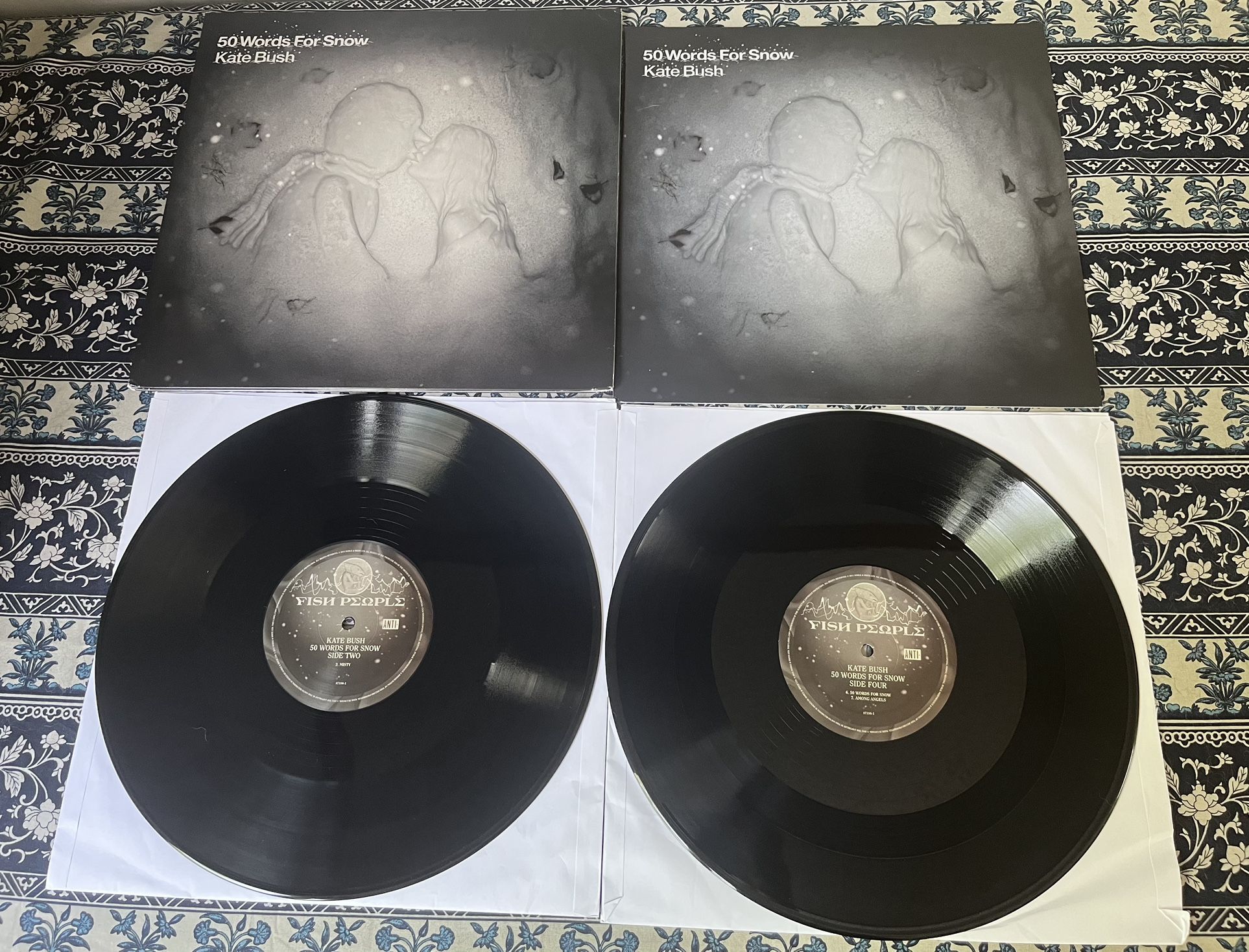 Kate Bush 50 Words For Snow and The Sensual World vinyl records albums