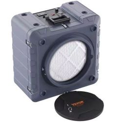 742#Air Scrubber with 3-Stage Filtration, Stackable Negative Air Machine 800 CFM, Air Cleaner with MERV10, Carbon, H13 HEPA, for Home, Industrial and 