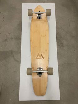 Magneto 44" Kicktail Cruiser Longboard Bamboo Maple 70mm Complete Skateboard