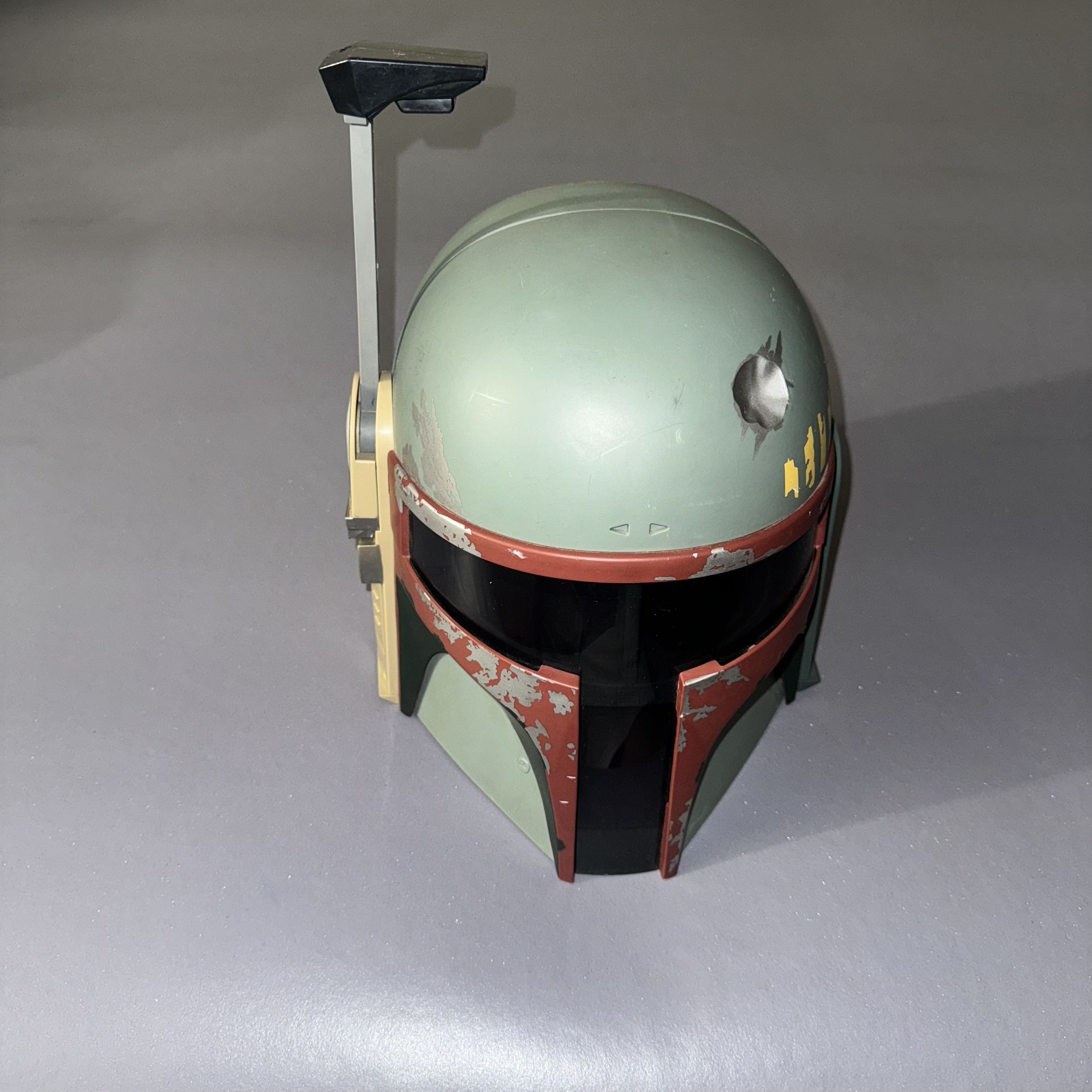 STAR WARS BOBA FETT Electronics Helmet HASBRO 2009 With Antenna COMPLETE TESTED
