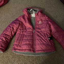 Pink With Light Blue And Pink With White  Pok A Dots  Brand Gerry Size Small 7/8 Has Pockets For Kids