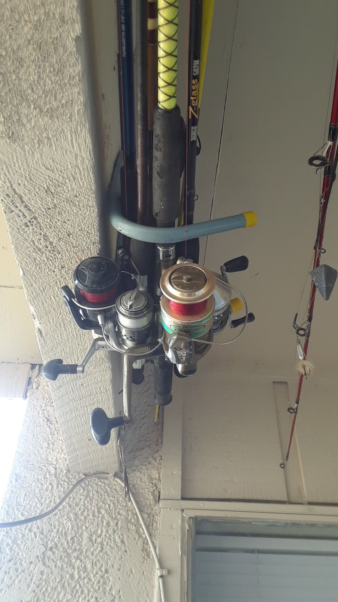 Fishing poles