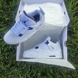 Jordan 4 Purple Metallic 