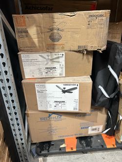 Ceiling fans different styles and sizes price range 40-80$
