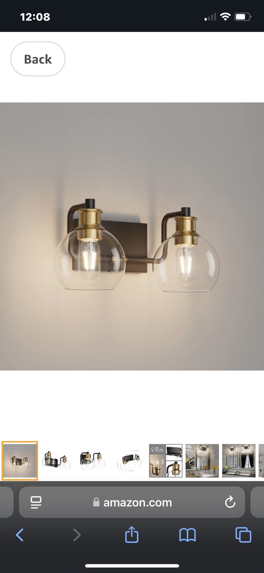 2 Vanity Lights Still In Box. 15 Each.