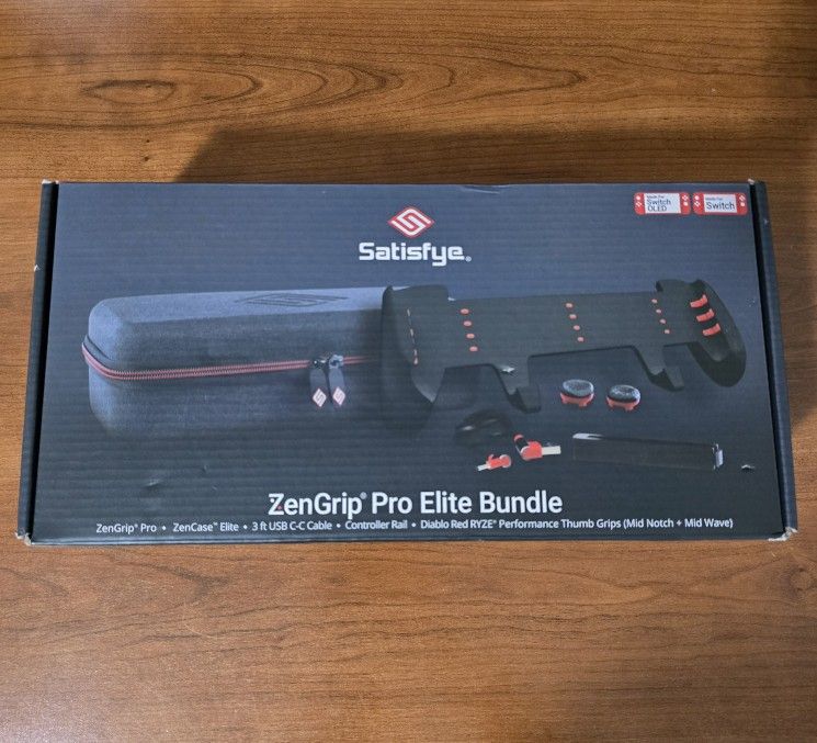 Satisfye ZenGrip Pro Elite Bundle For Nintendo Switch/OLED