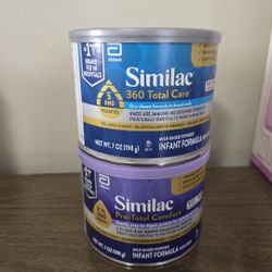 Similac 360 Total Care And Similac Pro Total Comfort 