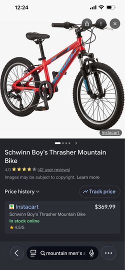 Shwinn trasher bike 20”
