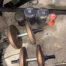 8 Dumbbells- Weight Gym Equipment 