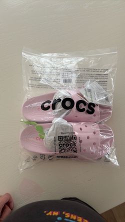 Crocs Classic Slides Pink New in Bag