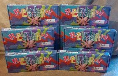 Rainbow Loom Rubber Band Bracelet Making Kit (Lot of 12) - Brand New/Sealed