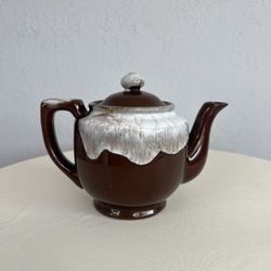 Vintage Mid Century Drip Glaze 12oz Teapot (Made in Japan)