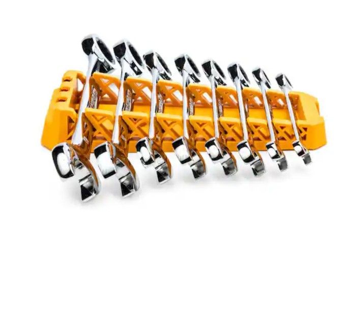GEARWRENCH
90-Tooth Metric Ratcheting Combination Wrench Set with Tray (8-Piece