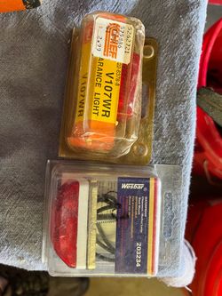 Side marker trailer lights, new old stock