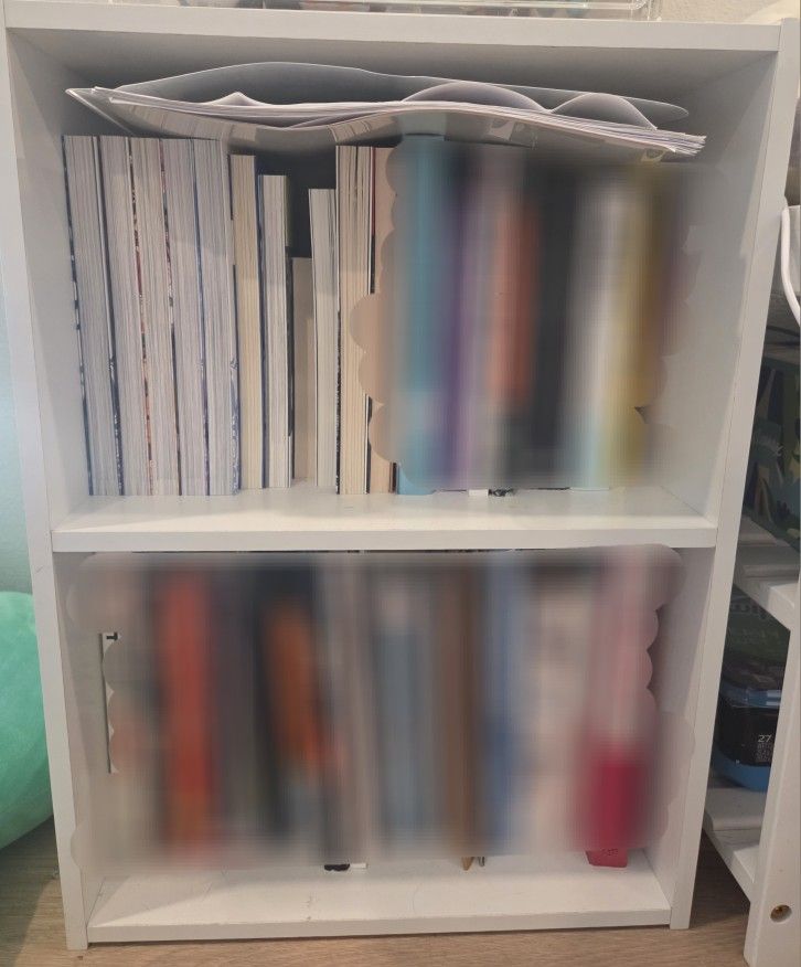 White Bookshelf