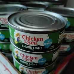 Cans Of Tuna Fish! In Water! Chicken Of The Sea! $1 Each! 2025