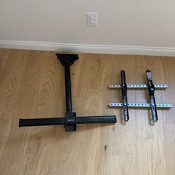 Mount-It! Ceiling TV Mount – Swivel & Rotation – Heavy Duty (Complete Setup)