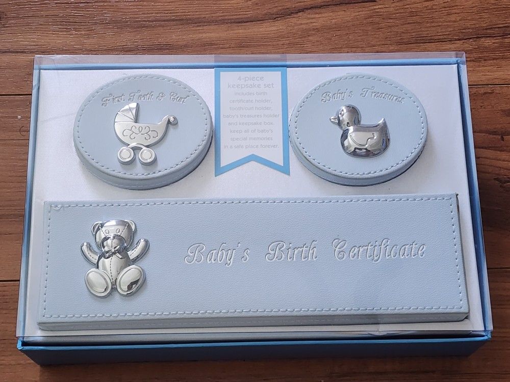 First Impressions 4-Piece Keepsake Set