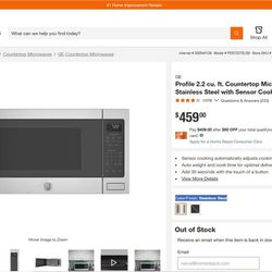 GE Profile 2.2 cu ft Stainless Microwave 1100W – New in Box