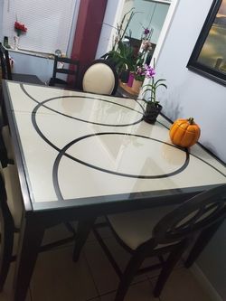 Dining table 54× 54 square 36 heigh