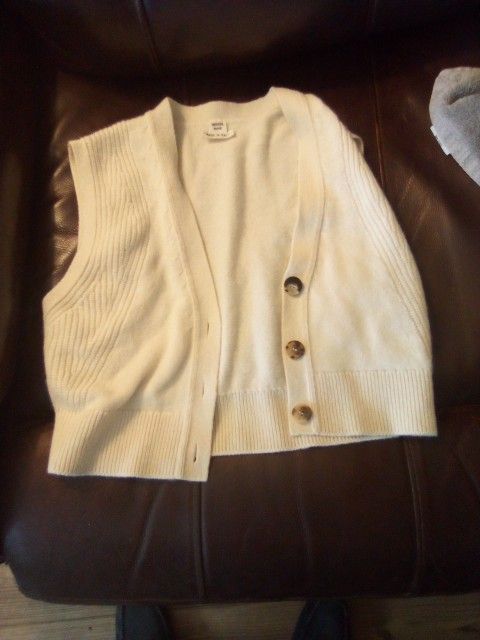 100%cashmere Hermes Vest