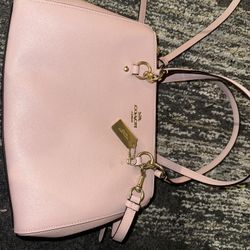 Baby pink Coach Purse