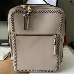 CALPAK Kaya 15 inch Laptop Backpack in Stone