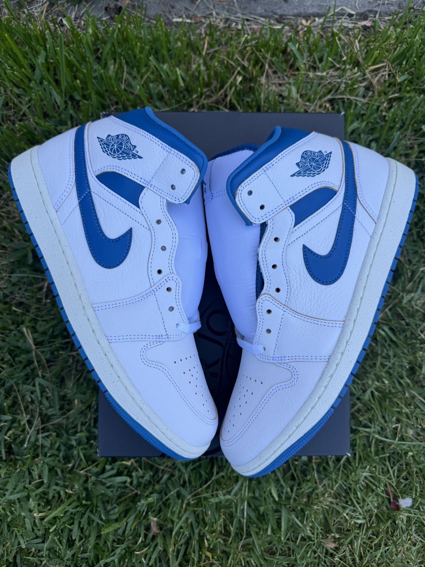 Jordan 1 Mid Industrial Blue Size 12 New