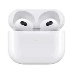 Αpplе Αirpоds 3rd Generation Wireless Bluetooth Earbuds with Charging Case And Additional Protective Case 