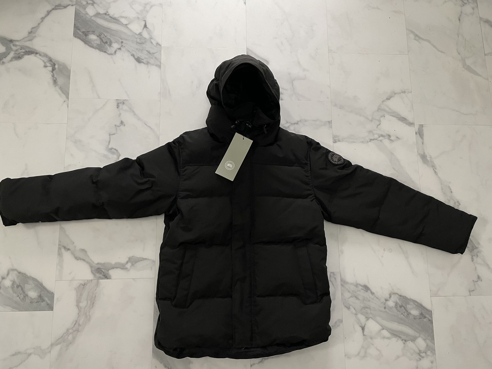 Black Canada Goose Macmillan Coat Black Label Size Small