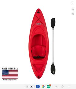 Lifetime Pacer Kayak with Paddle 6 ft