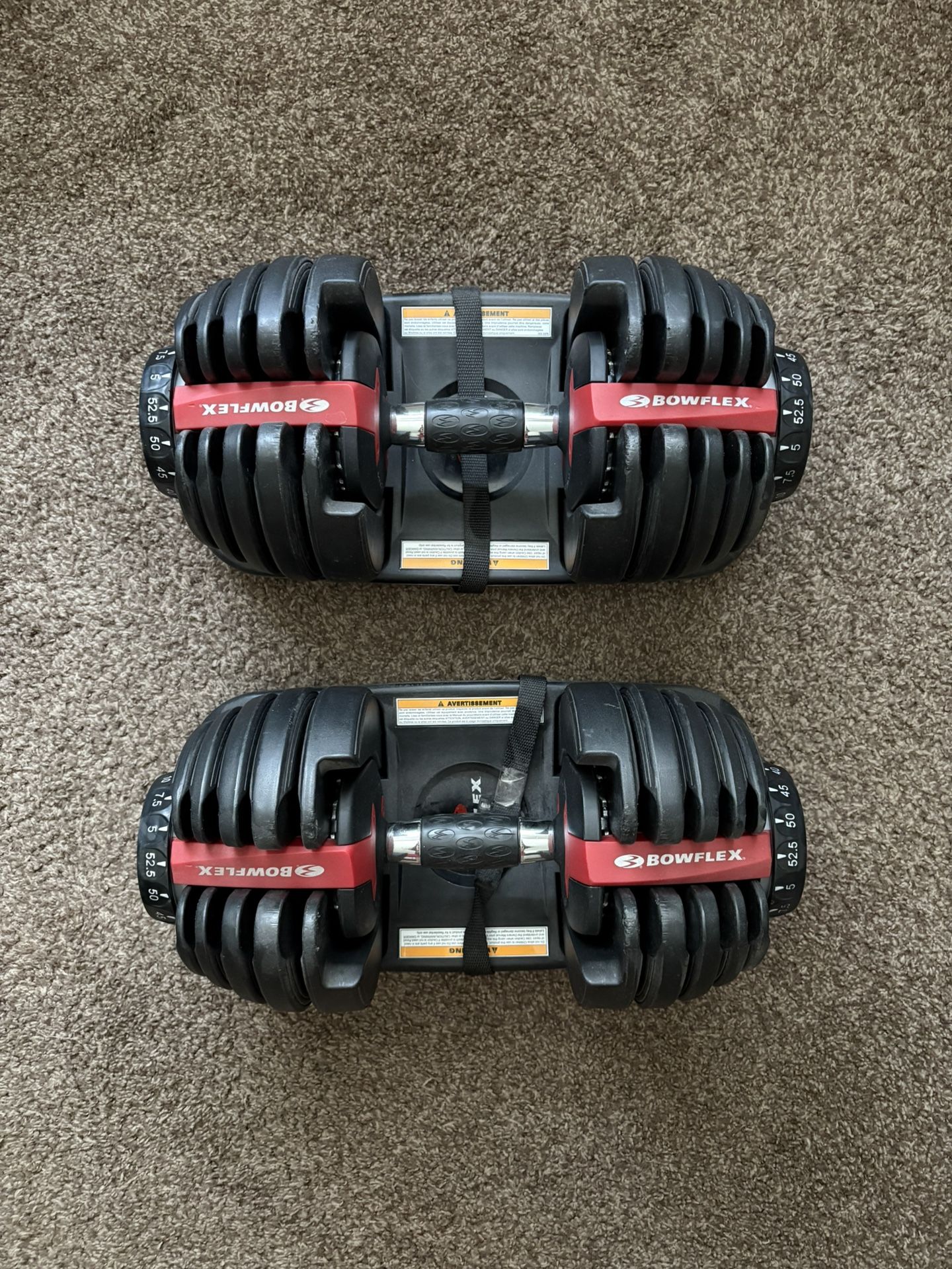 Bowflex 552 Adjustable Dumbbells (Pair) $400 OBO