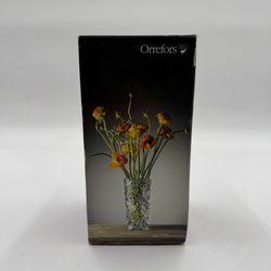 Orrefors Lena Bergstrom Carat 7.17” Vase Designed in Sweden- SU (contact info removed) NIB