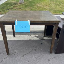 Free Counter Height Table And 2 Desks With Chairs 