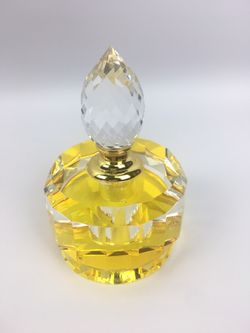 Vintage Style crystal glass perfume bottle collectible