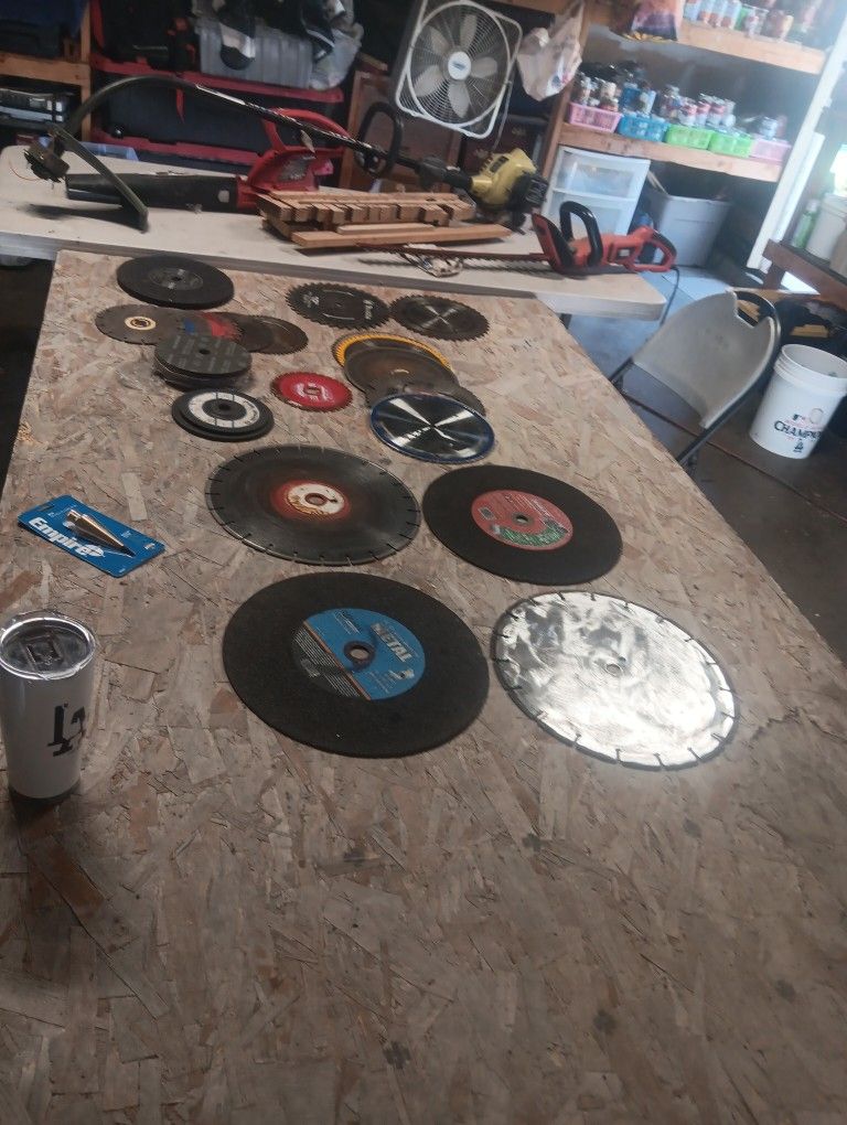 Saw Blades 7 1/2", 10",14"