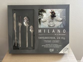 High End Milano 24-Piece Cutlery Set / silverware / utensils