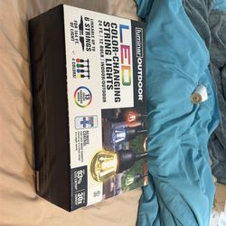 LED color changing string lights