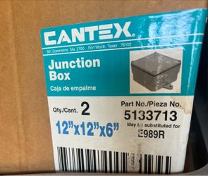 Cantex Junction Box 12x12x6