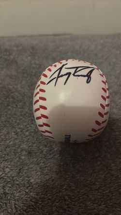 That This Is A Boston Red Sox Ball. And The Ball Is Made In 2018.