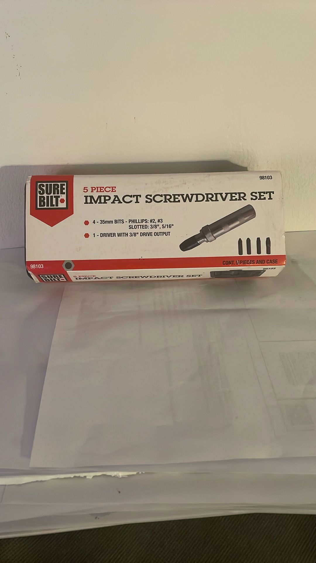 IMPACT SCREWDRIVER SET(BRAND NEW)