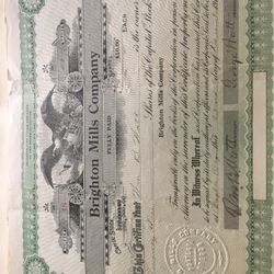 Local NW Vintage Stock Certificates. 1919 & 1921.