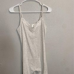 Grey/white romper