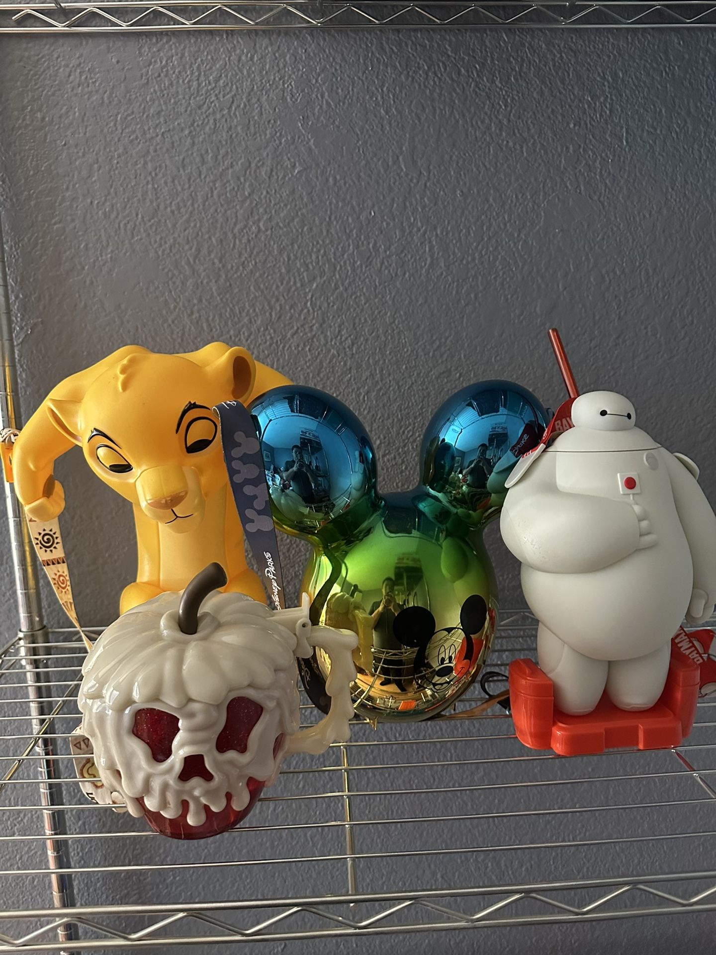 Disney Souvenir Cups And Popcorn Buckets 