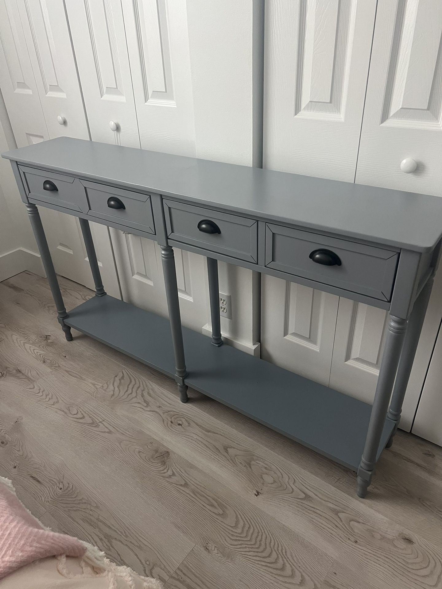 Grey Console Entryway Or Sofa Side Table